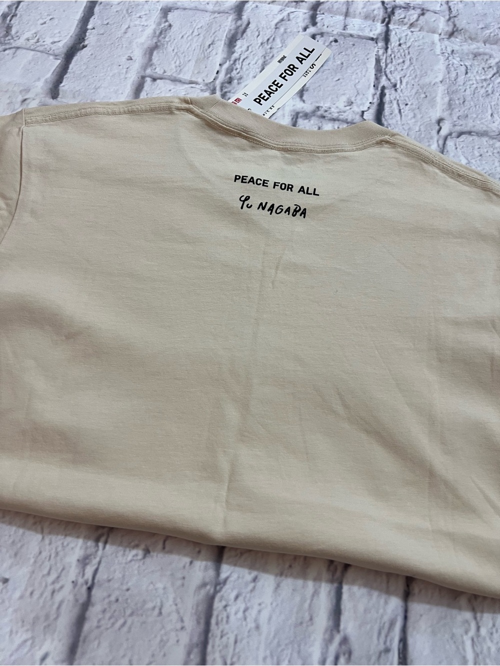 NWT Elliott Erwitt and Yu Nagaba Graphic Crew Neck T-Shirts - White and Cream - Picture 8 of 10